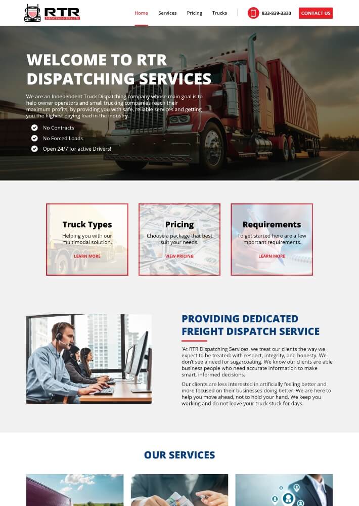 distpatch web design